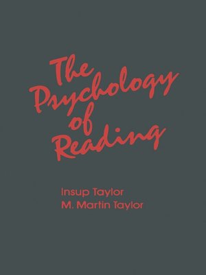 cover image of The Psychology of Reading